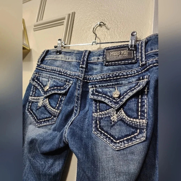 MISS ME Irene Women's Capri Jeans Size 29 Western Rodeo Cowgirl Boho - Picture 5 of 10